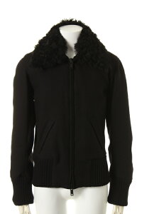 y50%OFFZ[zANN DEMEULEMEESTER AhDXe[ BOMBER JACKET CONRAD BLACK+LAURENZ BLACK{21-41-462014-013-AFA}