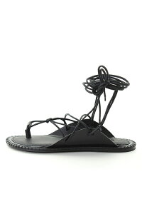 y50%OFFZ[zANN DEMEULEMEESTER AhDXe[ SANDALS VACCHETTA NERO{1901-4232-378-099-BLK-AIS}