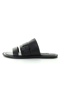 y50%OFFZ[zANN DEMEULEMEESTER AhDXe[ SLIDES VACCHETTA NERO{1901-4234-378-099-BLK-AIS}