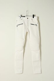 【23%OFF】BALMAIN バルマン BH1 PANTS DENIM BIKER EMBOSS{11MG030111D-OFA-BAS}