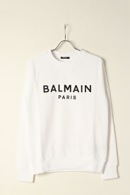 BALMAIN バルマン BH2 C&S SWEAT PRINT LOGO{12JQ005B151-GAB-BAA}