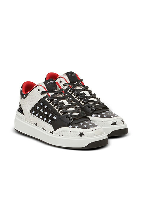 楽天市場】BALMAIN バルマン B-Court ミッドカット レザースニーカー 