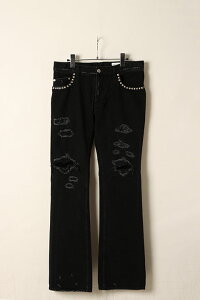 �y30%OFF�Z�[���zel conductorH �R���_�N�^�[ HARDCORE DESTROYED FLARE JEAN TROUSERS{-BDS}