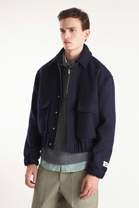 楽天市場】【20%OFF】MAISON KITSUNE メゾンキツネ ウール ジャケット 