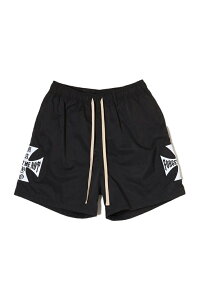 MAYO ���C���[ IRON CROSS EMBROIDERY 2WAY NYLON SHORTS{-BFS}
