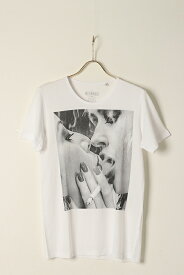 NO COMMENT PARIS ノーコメントパリ 【Japan Limited】T-SHIRT M-CREW love{NC-TM.LTN13-WHT-AGS}