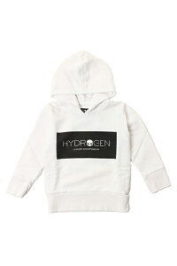 ��KIDS/BABY�� HYDROGEN KIDS �n�C�h���Q�� �L�b�Y LOGO HOODIE{212-10119001-100-AEA}