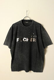 DSQUARED2 ディースクエアード Chic Fucker charcoal T-shirt{S71GD1293S21600-814-BCA}