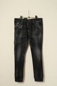 DSQUARED2 ディースクエアード Black Clean Wash Skater Jeans{S71LB1088S30357900/S78LB0069S30839470-BBA}