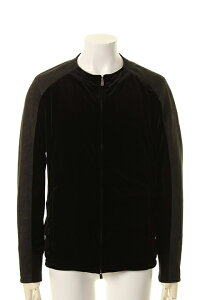 OURET �I�[���b�g TRIACETATE VELOUR LEATHER SLEEVE SIMGLE RIDERS{-AGA}