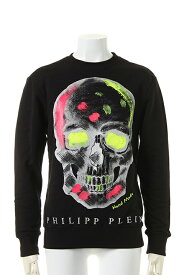 PHILIPP PLEIN HOMME フィリッププレインオム Sweatshirt LS "Color Skull"{-AHS}