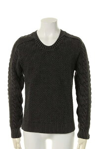 SandBlaster �T���h�u���X�^�[ Cable V-neck pullover long sleeve{SBID-009CT01-58-AFA}