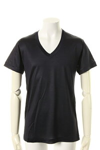 �y30%OFF�Z�[���zT' �e�B�[ EXQUISITE SPUN SILK 100�� TOP DYED MELANGE YARN series Vee Neck Short Sleeve BASIC{-AGS}