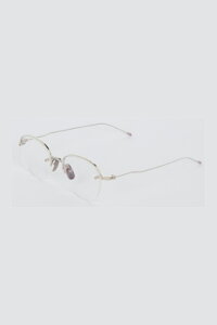 THOM BROWNE �g���u���E�� THOM BROWNE SEMI-RIMLESS OVAL EYEGLASSES IN TITANIUM{E-}{-BFS}