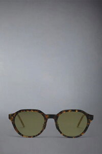 THOM BROWNE �g���u���E�� THOM BROWNE OVAL SUNGLASSES IN ACETATE{E-}{-BFS}