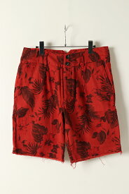 VADEL バデル cotton/linen pripela GHURKA shorts{-AES}