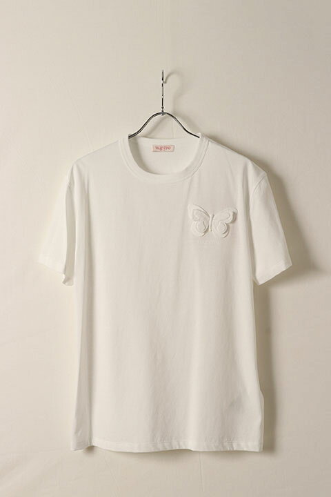 楽天市場】Valentino ヴァレンティノ バタフライアップリケ Tシャツ 