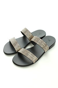 �y30%OFF�Z�[���zGIUSEPPE ZANOTTI �W���[�b�y�U�m�b�e�B GZM FLAT SANDAL ZAK 10{81.0037CA010010-999-AHS}
