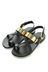 GIUSEPPE ZANOTTI ジュゼッペザノッティ GZM FLAT SANDAL GTM 10{81.0009BI010010-999-AHS}