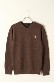 【ポイント10倍】1PIU1UGUALE3 GOLF ウノピゥウノウグァーレトレ ゴルフ MIDDLE GAUGE V-NECK KNIT{GRK021-WOL121-75-BAA}ウノピュ