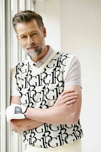 y30%OFFZ[z1PIU1UGUALE3 GOLF EmsDEmEO@[g St KNIT VEST 113G FULL LOGO {-BBA}Ems