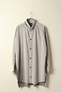 �y30%OFF�Z�[���zACUOD by CHANU �A�N�I�h �o�C �`���k Suede Button Shirts{AC-22AW-SDBTST-GRY-BBA}