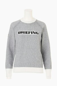 u[tBO St BRIEFING WOMENfS BIRDS EYE LOGO CREWNECK KNIT{-BEA}