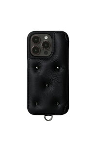DEMIU �f�~���E BALLON CINQ/iPhone14Pro/�u���b�N×�u���b�N�X�^�b�Y{DU-BAC14BZ}