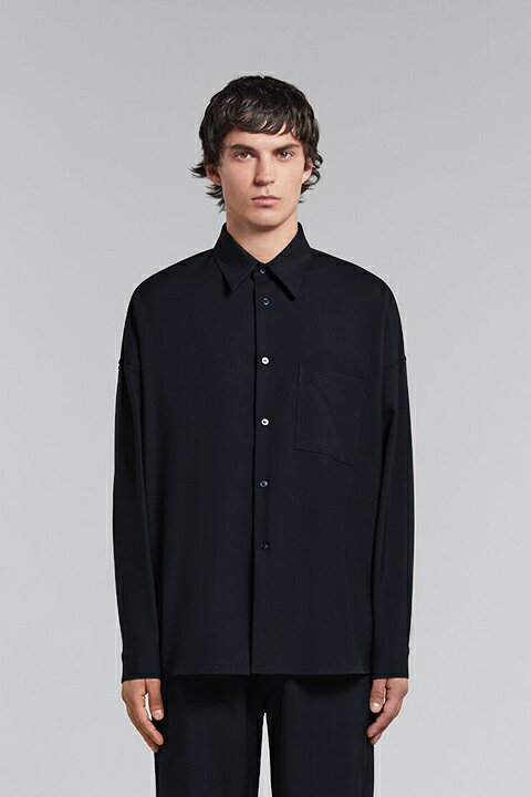 楽天市場】【20%OFF】MARNI マルニ トロピカルウール製 長袖シャツ  