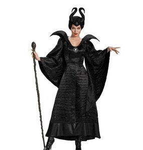 ハロウィン 女性 衣装 コスプレ 仮装 マレフィセント ブラックガウン 悪役 コスチューム 3点セット 大人用 レディース コスプレ パーティー 変装 cosplay 魔女 ウィッチ 魔法使い ドレス クリス