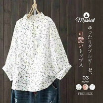 楽天市場】七分袖 tシャツ レディース（柄プリント,花・植物 