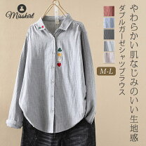 楽天市場】ハート（柄ストライプ）（シャツ・ブラウス｜トップス 