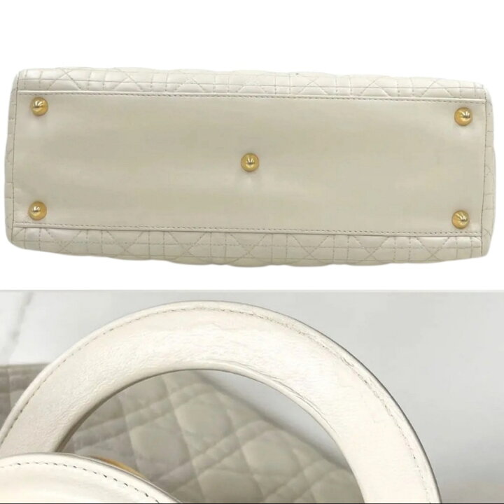 楽天市場】【中古】ディオール レディディオール ラージ ラムスキン 