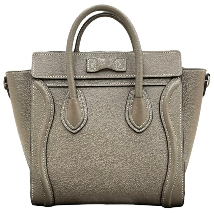 楽天市場】【中古】セリーヌ ラゲージ ナノ 2way ハンドバッグ レザー  