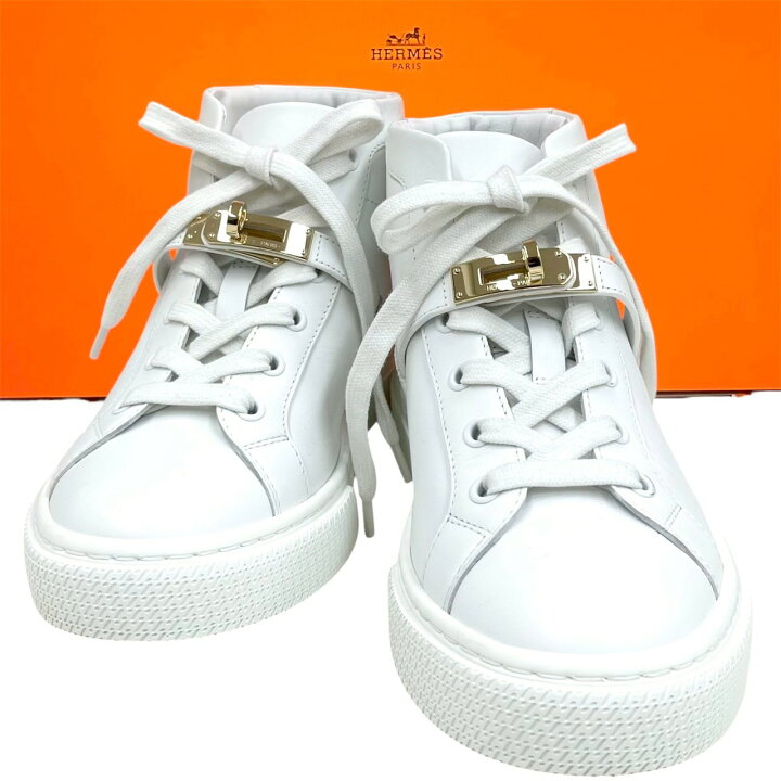 楽天市場】【中古】エルメス デイドリーム ハイカットスニーカー 白  