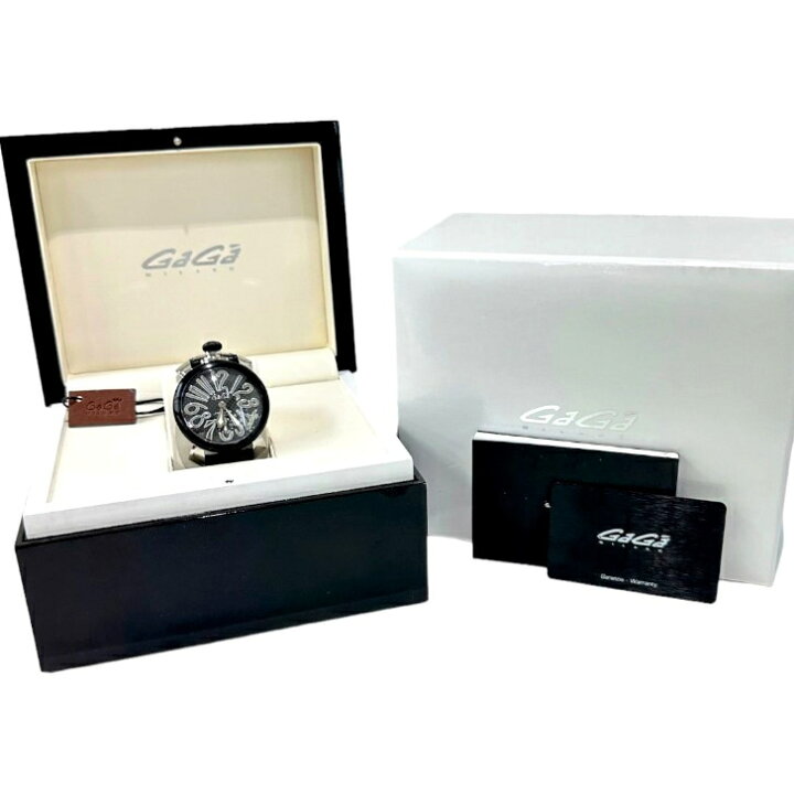 楽天市場】【中古】ガガミラノ マヌアーレ48mm 腕時計 手巻き カーボン  