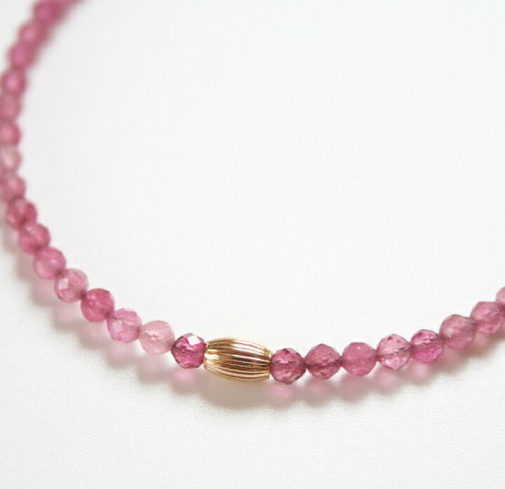 楽天市場】【再入荷】ピンクトルマリン 極細 ブレスレット（極小  