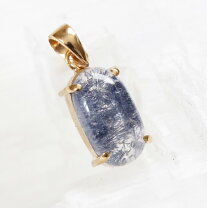楽天市場】デュモルチェライトインクォーツ ペンダントトップの通販