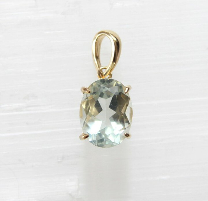 楽天市場】【SALE】K18 グリーン フローライト ペンダントトップ 