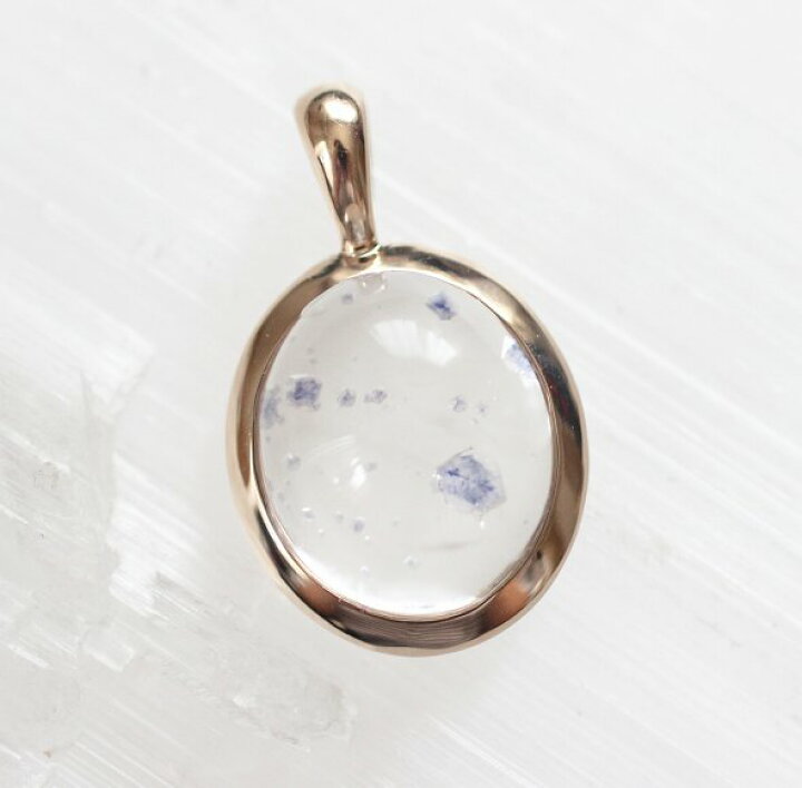 楽天市場】1点もの K10 フローライトインクォーツ ペンダント トップ  