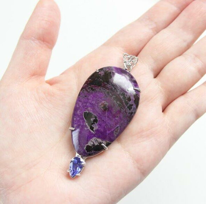 楽天市場】【SALE】1点もの スギライト タンザナイト ペンダントトップ 