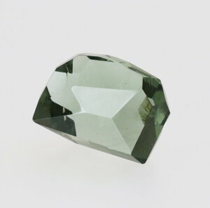 モルダバイト ルース(タンブル C)12.2ct 大粒 ラフカット フリーフォームカット タンブルカット 宝石質 希少 レアストーン ライトグリーン 天然ガラス 隕石ガラス 観賞用 オブジェ 置き石