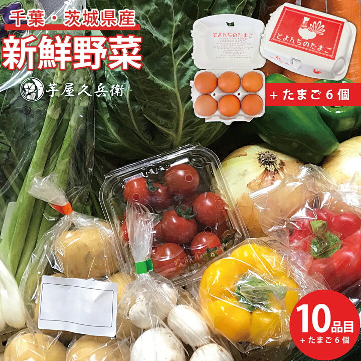 楽天市場】【千葉県・茨城県産】旬 詰め合わせ野菜セット 10品目 産直 