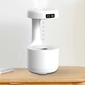 【新型卓上加湿器！】超音波加湿器 加湿器 大容量0.5-1L 卓上 超音波 大容量 卓上加湿器 コードレス 小型 LEDライト付き 上から給水 バッテリー 充電式 静音 省エネ 節電 エコ ギフト