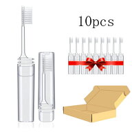 トラベル用 畳み 歯ブラシ 10本入り 大人用 子供用 Travel Folding Toothbrush 歯ブラシ 携帯用 携帯歯ブ…
