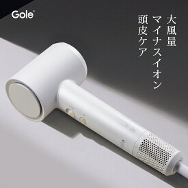 [6月スパセ！]goleドライヤー 大風量 速乾 ヘアドライヤー プラズマクラスタードライヤー ヘアケア 高速マイナスイオンドライヤー 母の日 プレゼント ギフト 美容室 24JN ヘアケア 3モード
