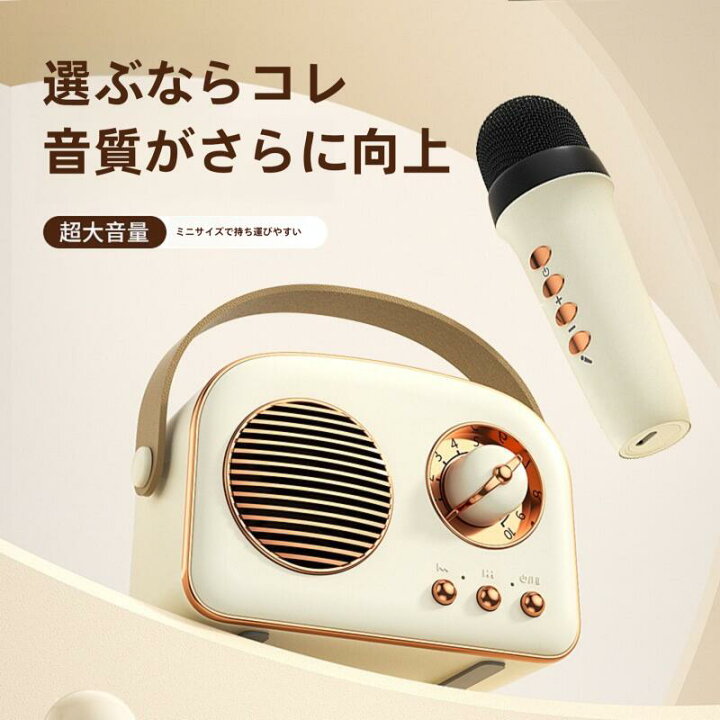 楽天市場】カラオケセット Bluetoothマイク 2本 Mini カラオケセット 