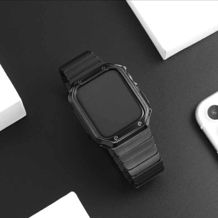 楽天市場】Apple Watchバンド&カバー セット ステンレス アップル  