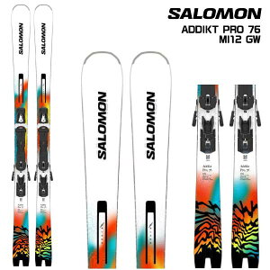 2025-26 SALOMON�i�T�������jADDIKT PRO76 + MI12 GW�i�A�f�B�N�g �v��76 + ��p����Z�b�g�j/ L47891700�y�X�L�[��/�����t�����z