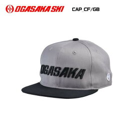 OGASAKA（オガサカ）【スポーツキャップ/限定品】 CAP CF（フラットバイザーキャップ）-GB/グレーブラック-【スポーツ帽子】